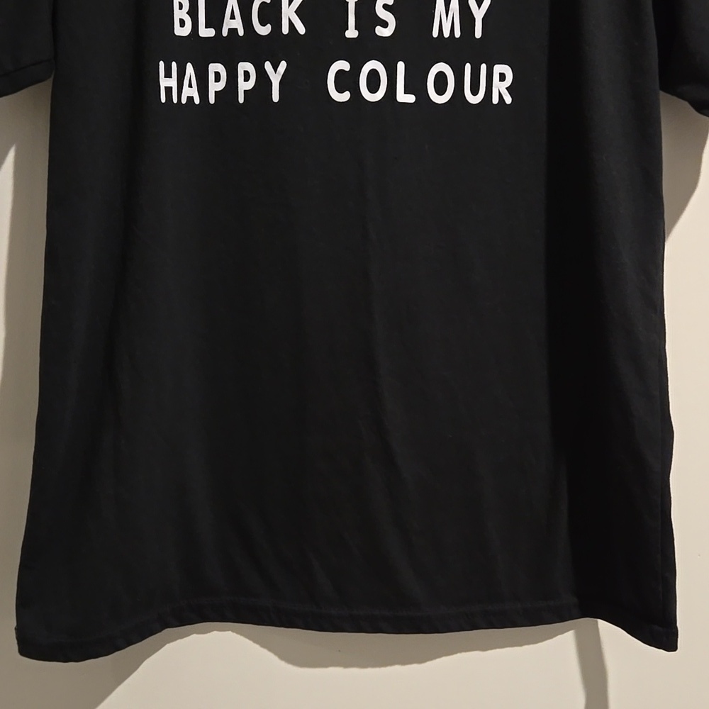 Shein black white top. Size large. - Picture 3 of 4